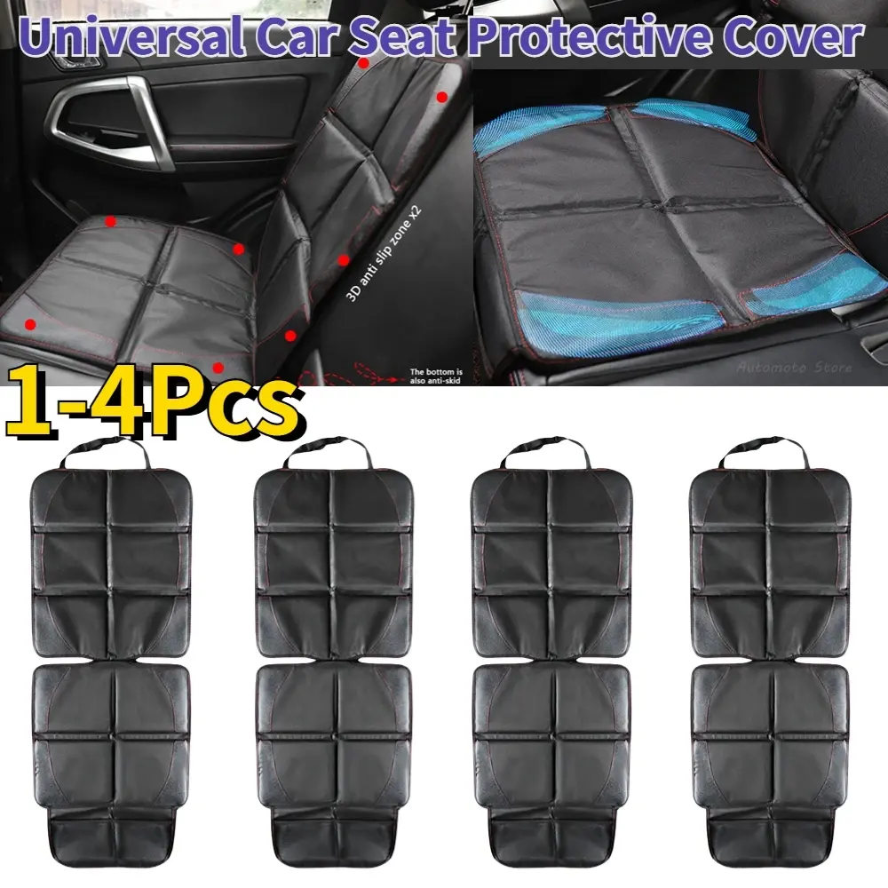 1-4Pcs Car Seat Cover Children Safety Seat Anti-Slip Anti Scratch Mat