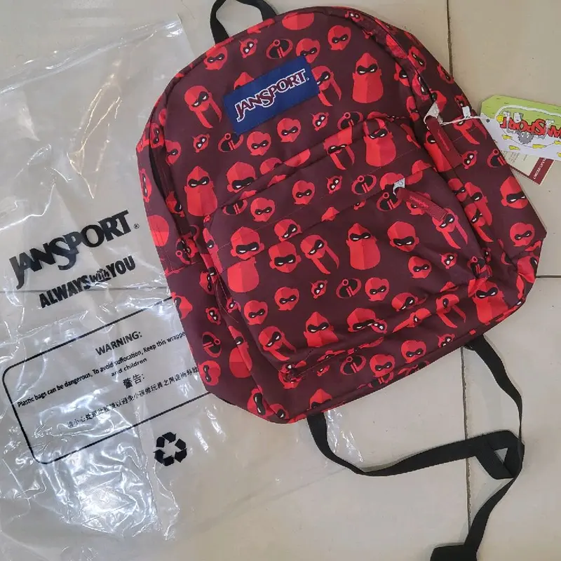 Ransel Jasport Premium Full JS Full Embos untuk Wanita dan Pria - Backpack, Sekolah, Ringan dan Tahan Lama 4