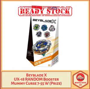 Beyblade X UX-18 Mummy Curse 7-55 W Bit Wedge Random Booster Set Pegasus Brush Sol Brave Dran Dagger Weiss Tiger Takara Tomy Gasing Top Gangsing