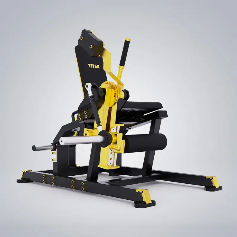 NQG - New Alat Olahraga Fitness Gym Golden Leg Extension Titan Series DHZ Y961ZA Plate Loaded