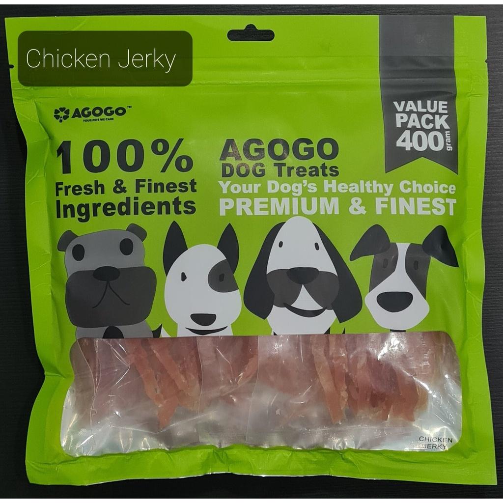 Agogo Dog Treat Chicken Jerky 400gram Snack Food Feed [Treats] Makanan Anjing
