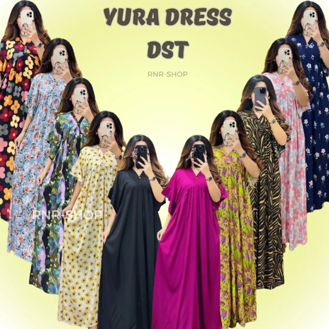 YURA DRESS DST RAYON PREMIUM