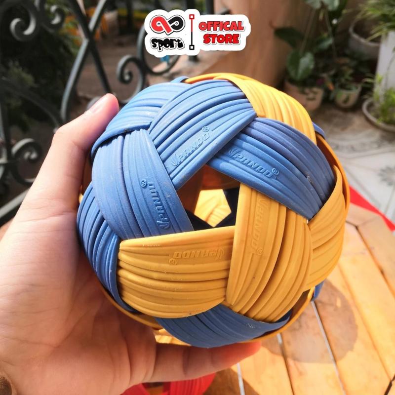 Trái, Quả Cầu Mây Thể Thao Pando Nhựa Tổng Hợp Cao cấp Với Độ Dẻo Cao Tiêu Chuẩn Tập Luyện Và Thi Đấu_Nhiều Màu 6