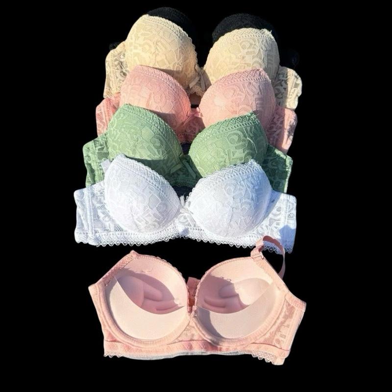 [FORM NHỎ-QUẢ NHỎ-CẨN TĂNG SIZE] COMBO 3 ÁO Lót Nữ Ren - Không Gọng Mút Mềm Mỏng 2.5CM   Women Bra Cup Quai