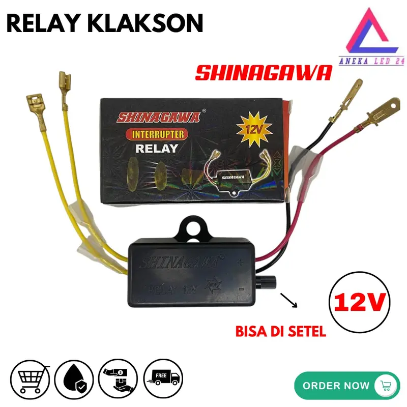 RELAY KLAKSON PUTUS PUTUS SHINAGAWA ORIGINAL / MODUL KLAKSON PUTUS PUTUS SHINAGAWA 12 VOLT UNIVERSAL 1