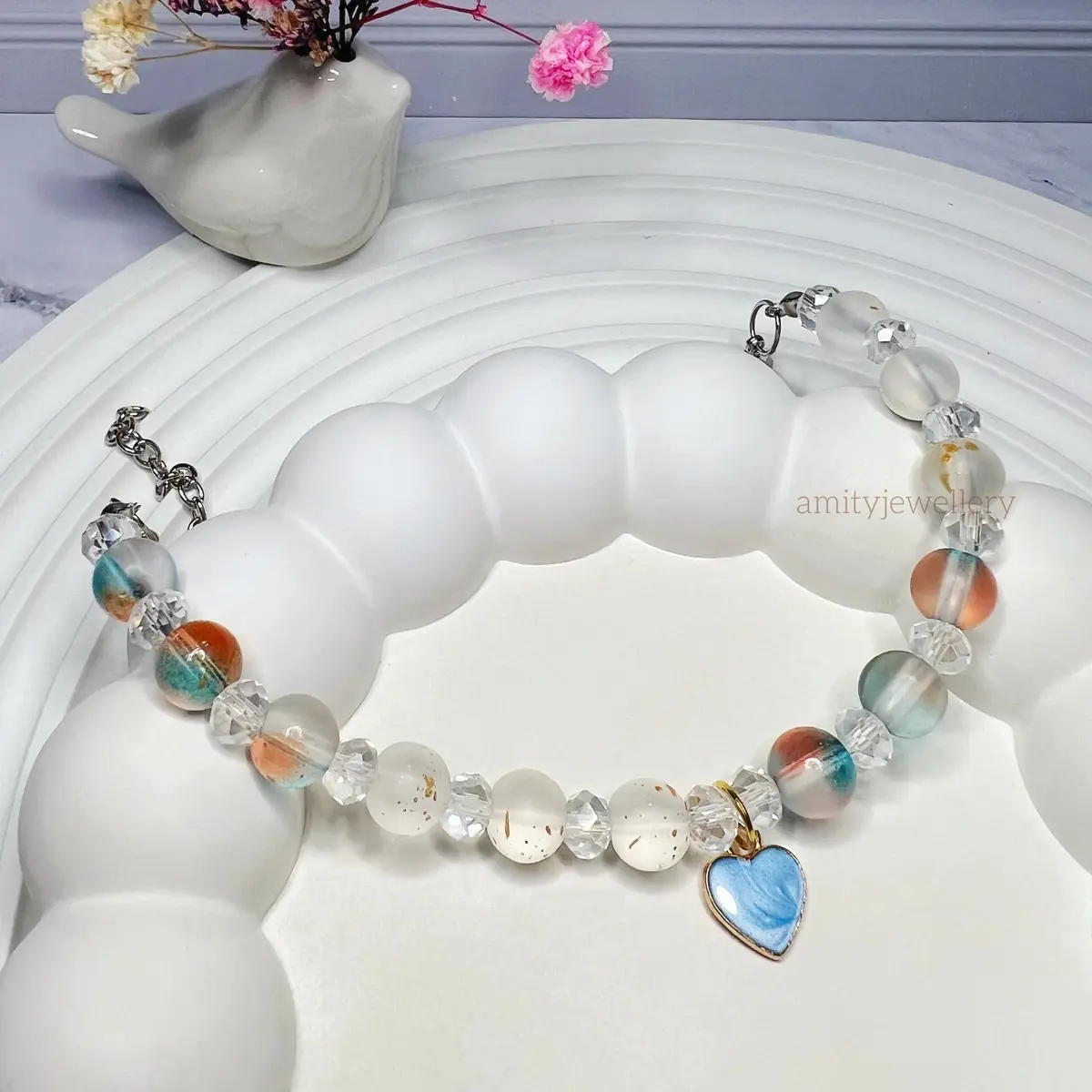 Gelang Manik Manik Beads Motif Cantik Wanita Korean Look