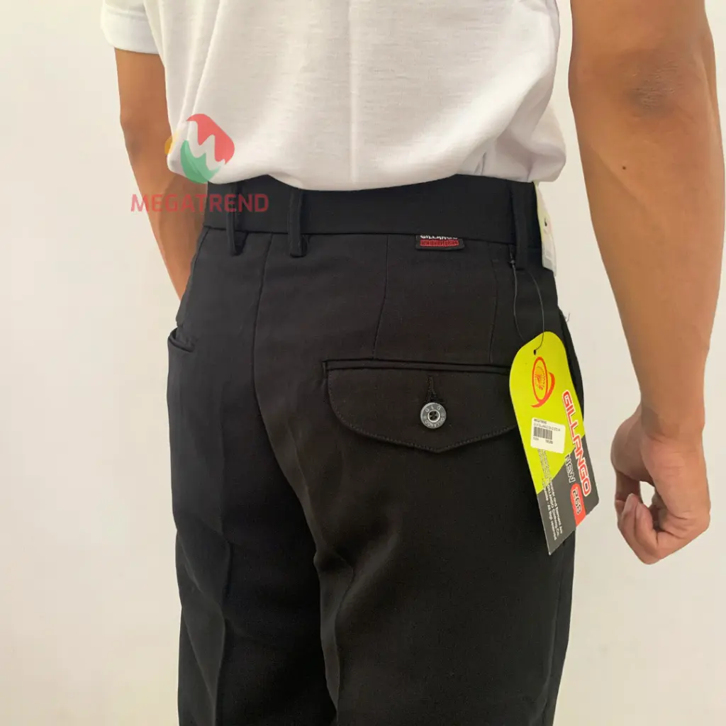 Celana Hitam Gillango Panjang Dewasa Standar Regular - Kantor Gilango Formal Kerja Kain Pria Slimfit Fit Nyaman