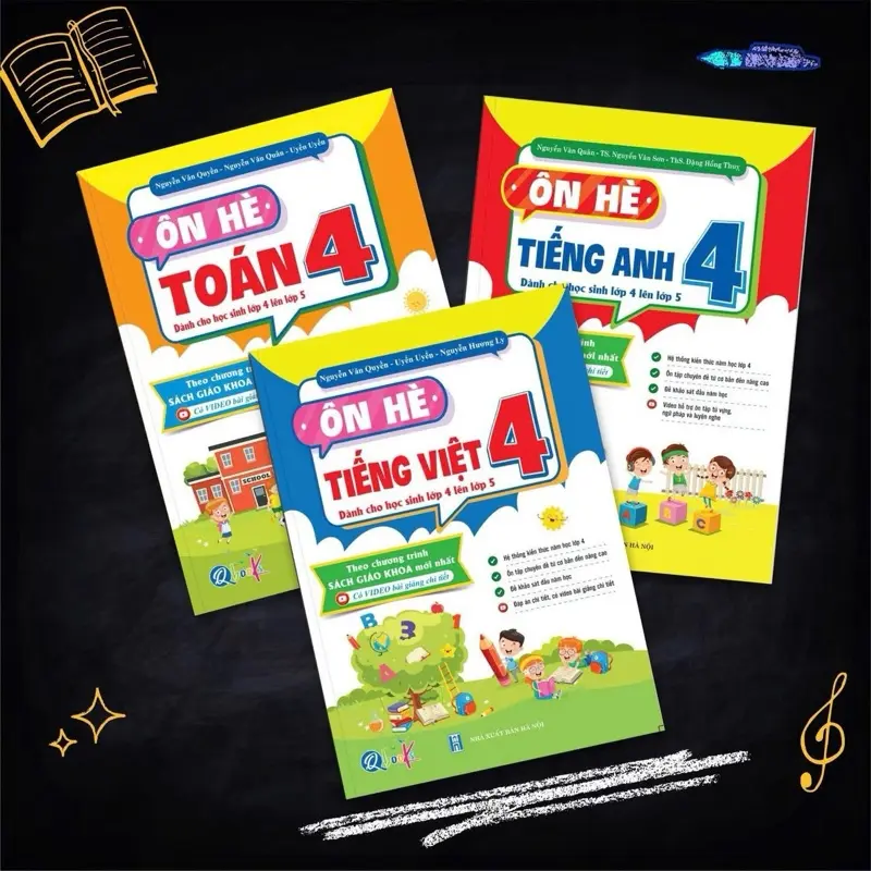 Sách ôn hè toán - tiếng việt - tiếng anh ( từ lớp 1 - lớp 5) 8