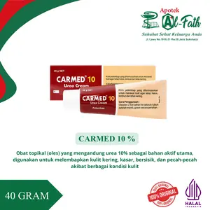 CARMED 10% CREAM UREA UNTUK KULIT KERING 40 GRAM