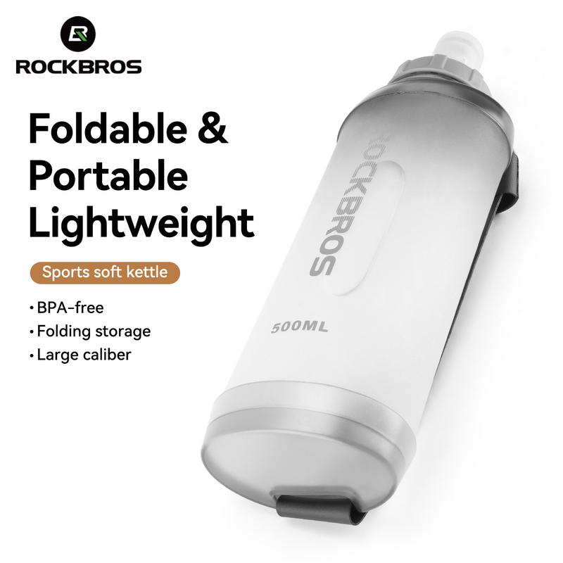  ROCKBROS bình nước chạy bộ Bình Nước Mềm 500ML – Gấp Gọn Cầm Tay Nhẹ Dùng Cho Xe Đạp Chạy Bộ Thể Thao Ngoài Trời 