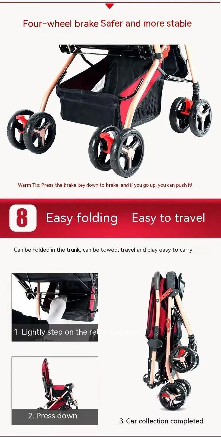 Product Introduction of HAPYEE Stroller Baby Kereta Dorong Bayi Lipat Traveling Bisa Newborn 7