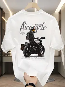 NVMD Baju Pria Distro T-shirt Kaos Pria Casual Look SLNDXURTK018-ZF Material Stretch Ringan Anti-Kusut Desain U Neck Regular Fit SLNDXURTK018-ZF