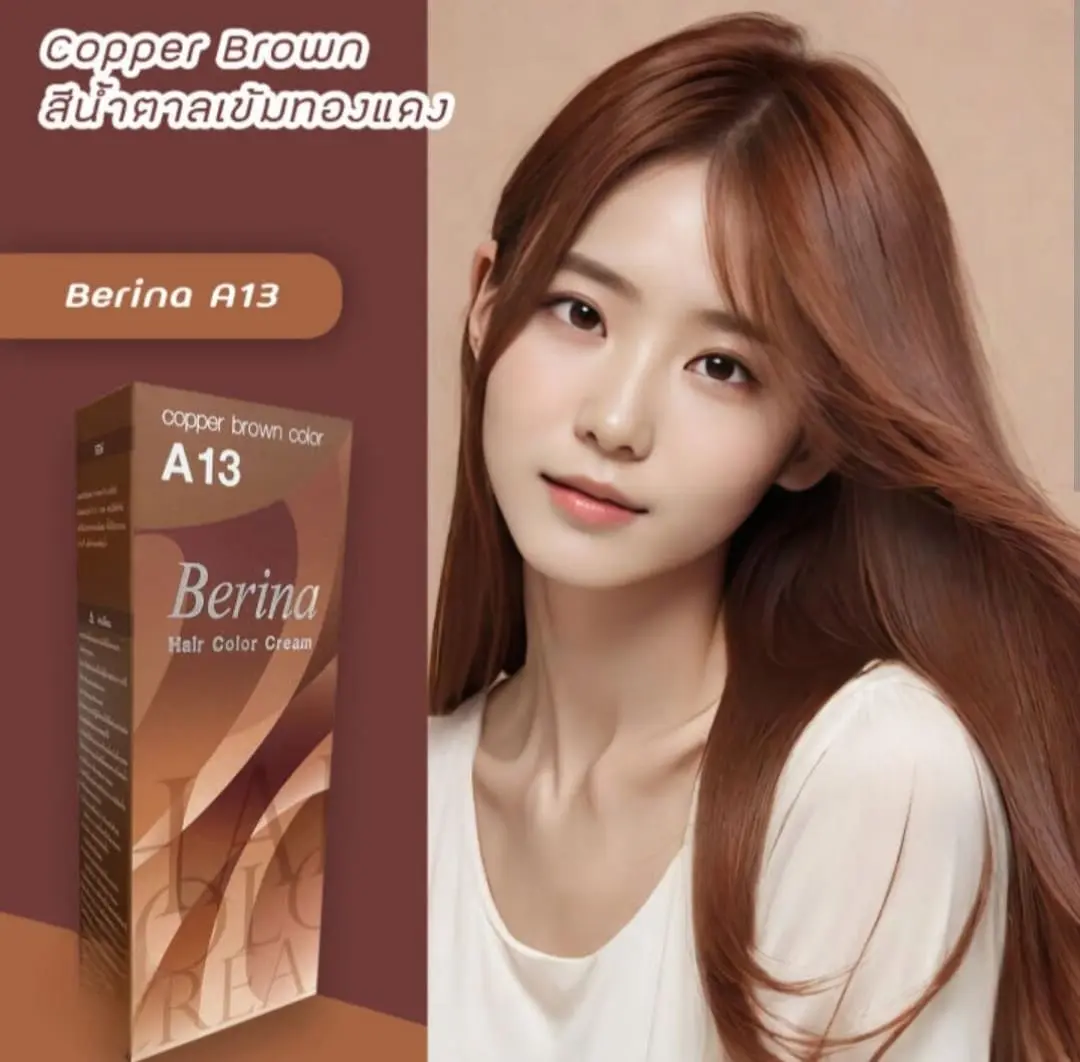Berina Hair Colour Cream A13 Copper Brown