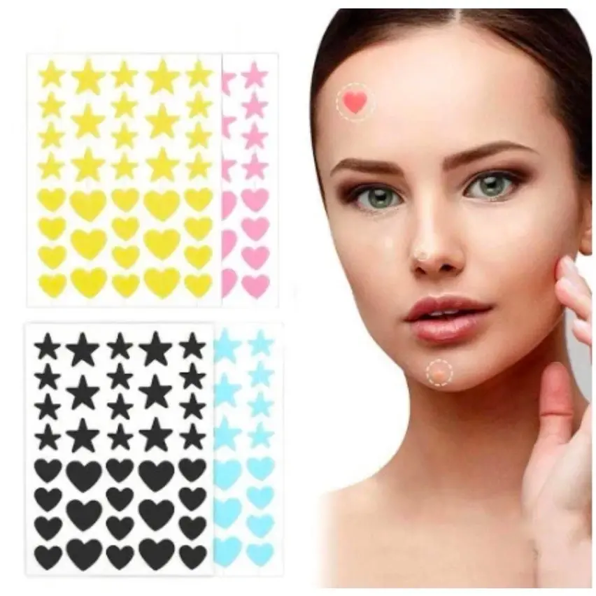 STIKER VIRAL PENUTUP JERAWAT LUCU ACNE PIMPLE PATCH 36PCS
