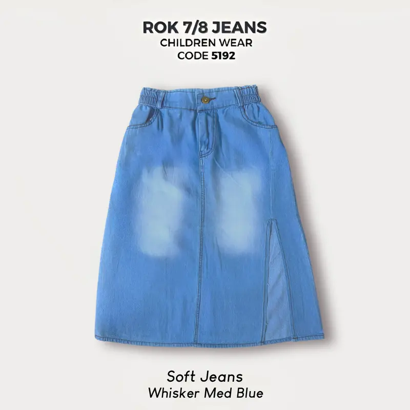 ROK WHISKER ANAK PEREMPUAN TANGGUNG USIA 10-12 TAHUN//ROK BELAH MIDI PANJANG 7/8 Fashion 4