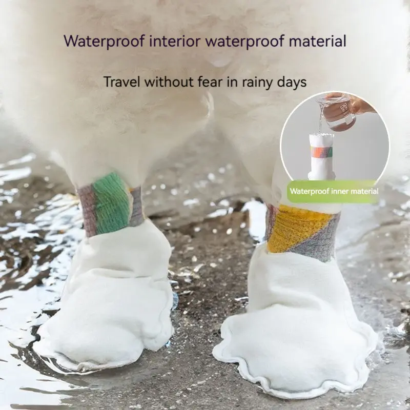 Disposable pet shoes, waterproof, dirt resistant, comfortable