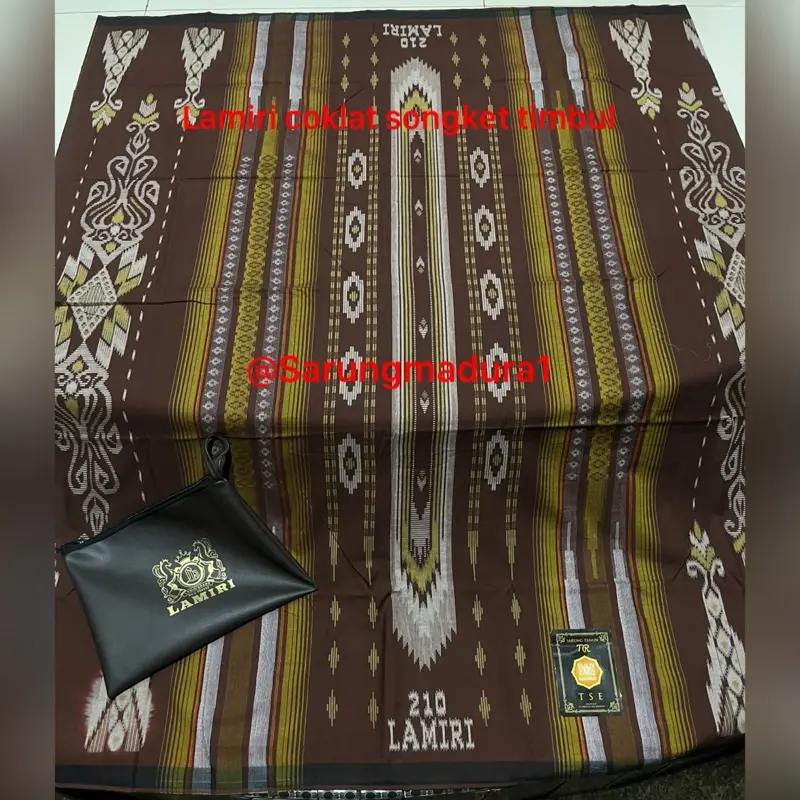 SARUNG LAMIRI TSE SONGKET ORIGINAL MOTIF TERBARU MEWAH