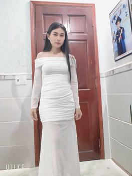 Product Review of [Đ2] Đầm trễ vai tay dài có lót trong chất thun lưới co giãn from T**g Y** V** 0
