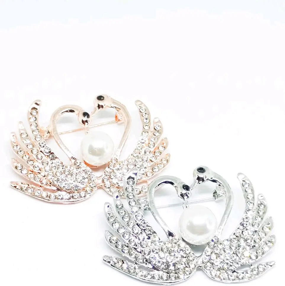 Bross Dada Hijab Dua Angsa -Bross Hijab Wanita-Bross Hijab Aesthetic