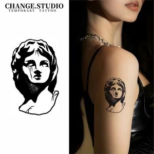 รอยสักชั่วคราว รอยสักประติมากรรมเดวิด ติดทนนาน 15 วัน กันน้ำ ไม่กลัวแรงเสียดทาน สติ๊กเกอร์รอยสัก