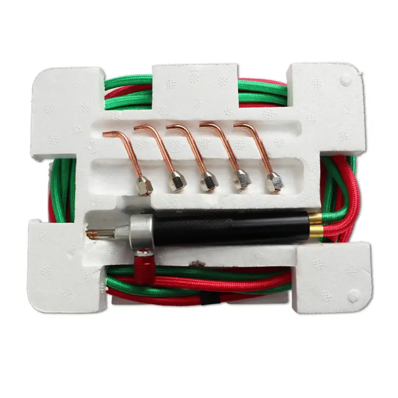Đèn pin Nhỏ Mini, Đồng thau Mỹ, Chuyên nghiệp, Nhiệt độ 1700 độ, Bộ hàn và hàn có thể hoán đổi cho nhau, Thích hợp cho đồ thủ công và hàn, Hoàn thiện bằng bạch kim 6