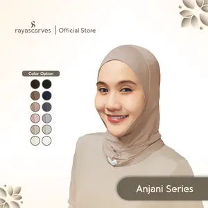 Rayascarves - Ciput Ninja Dagu Kaos Rayon Premium - Inner Ninja Malay - Anjani Series