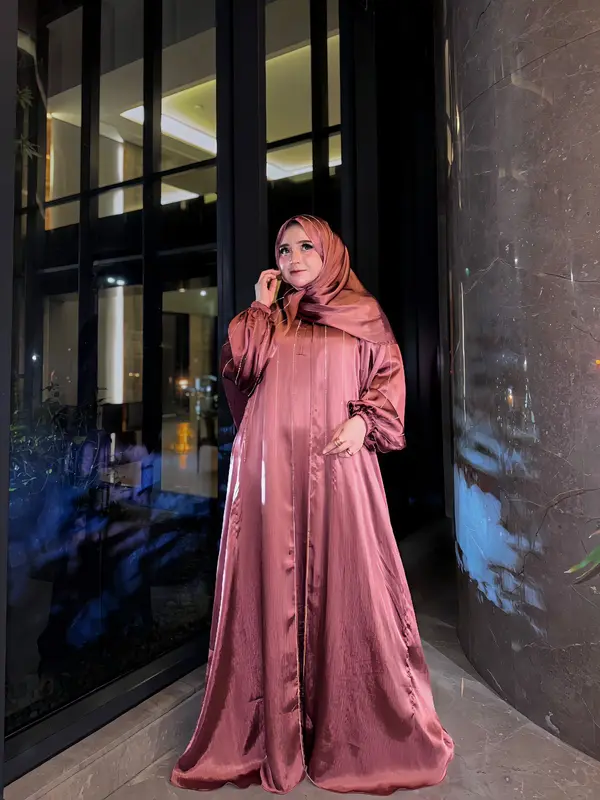ABAYA VIRAL FULL GLITER LIMITED EDITION BY HERLIN KENZA FASHION 0