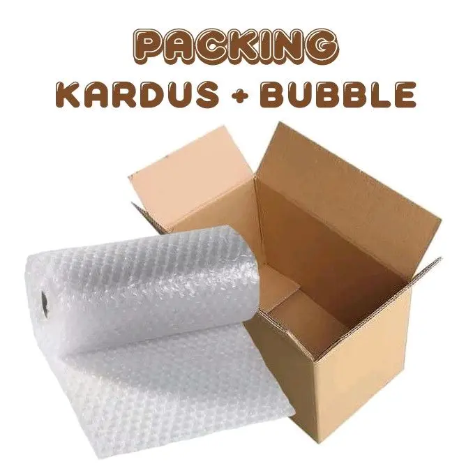 Bubble wrap - packing tambahan supaya paket aman- bubble wrap/kardus packing tambahan 1
