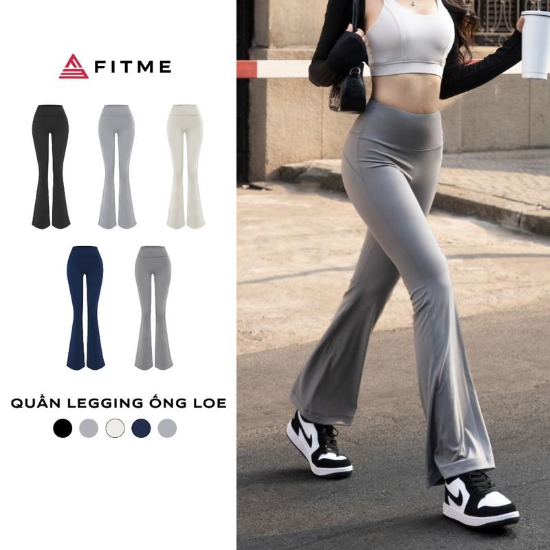 Quần tập gym yoga nữ ống loe Fitme Flow legging cạp cao nâng mông tôn dáng  Flare - QDOL