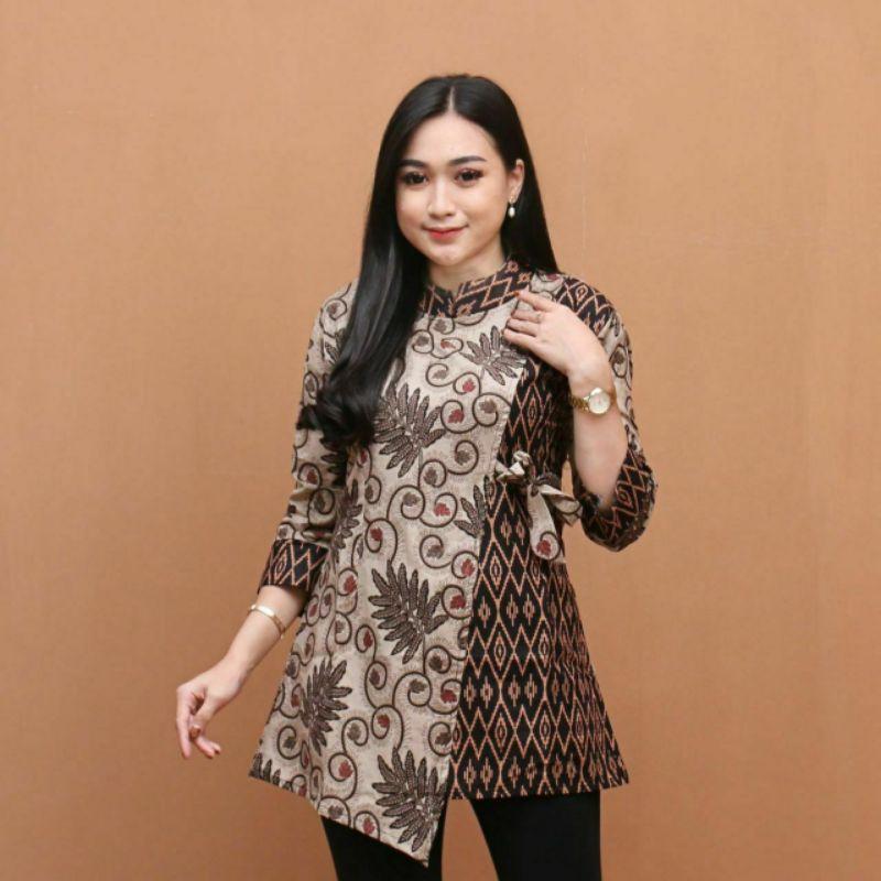 Batik Wanita Modern Baju Batik wanita Atasan Wanita Batik 4