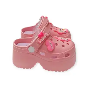 Sandal Labubu Baim Anak Perempuan Fuji Style EVA Anti Slip Ringan Nyaman Sol Dapat Dilepas Kaki Fashion Sepatu