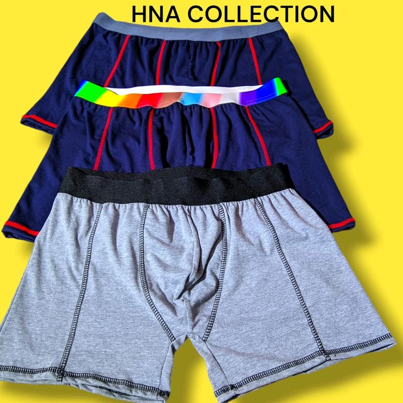 isi 5 PCS Celana Dalam Boxer Jumbo/Celana Boxer Pria Jumbo/CD Boxer Besar Nyaman Dewasa Katun 7