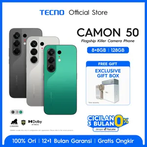 [NEW] [SUPERZOOM FLASHSNAP] TECNO CAMON 50 8GB+8GB*/128GB, 50MP Sony + 8MP Ultra Wide, 32MP Front Camera, 1.5K 144Hz AMOLED, Mediatek Helio G200 Ultimate , IP69K, 45W Ultra Charging, camon50