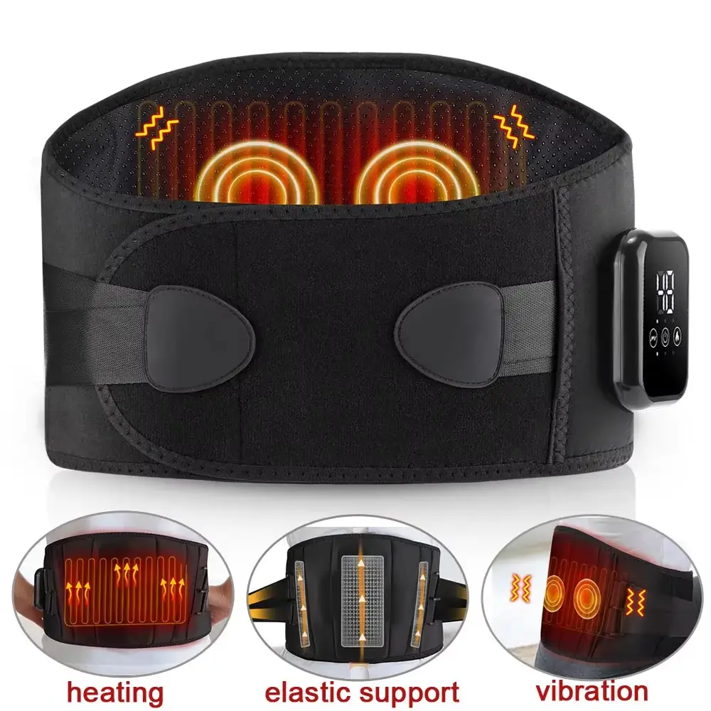 5 in 1 Massage Belt Pain Relief Waist Korset Terapi Pinggang Lumbal Sabuk Peyangga Tulang Belakang Syaraf Kejepit Magnetik Sabuk Penghangat Perut