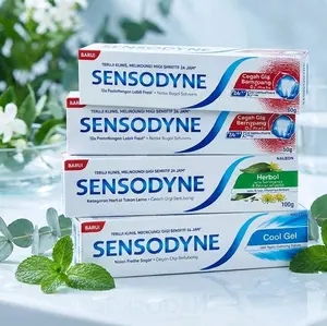 Sensodine Pasta Gigi Sensitif Asli Alami Bersih Gigi dan Gusi Mulut