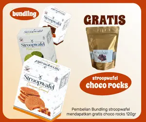 [GRATIS CHOCO ROCK] Sweet Holland Stroopwafel Bundling 3 Rasa Triplle the Flavor Triplle the Fun biskuit