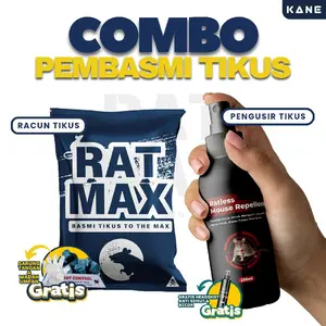 BUNDLING Pengusir Tikus Rumah 250ml dan Racun Tikus Tanpa Bau 10x Lebih Efektif