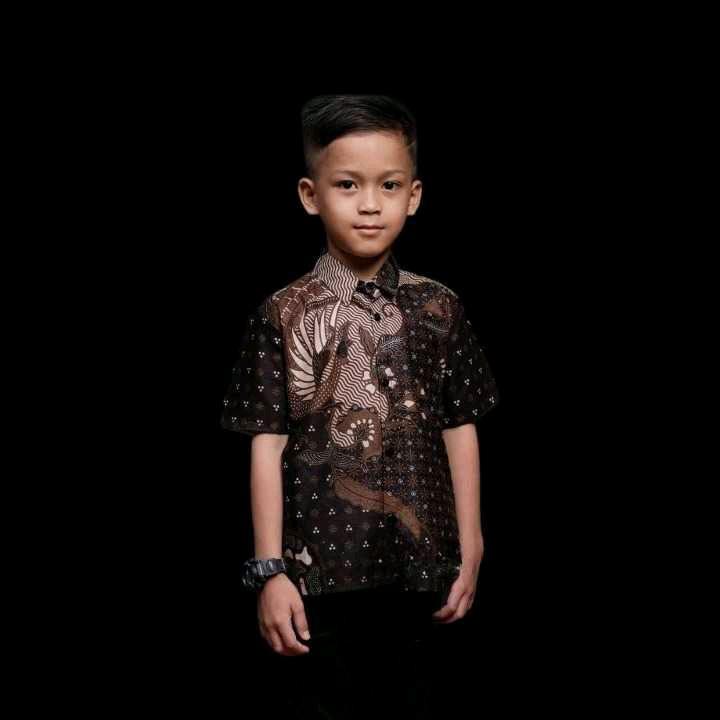 BAJU BATIK ANAK VIRAL MOTIF TERBARU/ATASAN BATIK ANAK BAHAN KATUN PRIMA 7