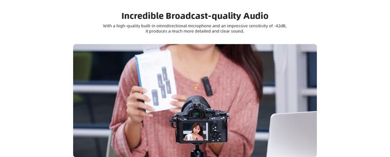 Product Introduction of BY-W4 Ultra-Compact Four-Channel 2.4GHz Wireless Microphone System 5