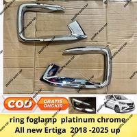 Gambar paket ring / cover foglamp all new ertiga 2018 2019 2020 2021 2022 2023 2024 2025 chrome sporty platinum dari Pasific Auto Car Kota Administrasi Jakarta Pusat 2 Tokopedia
