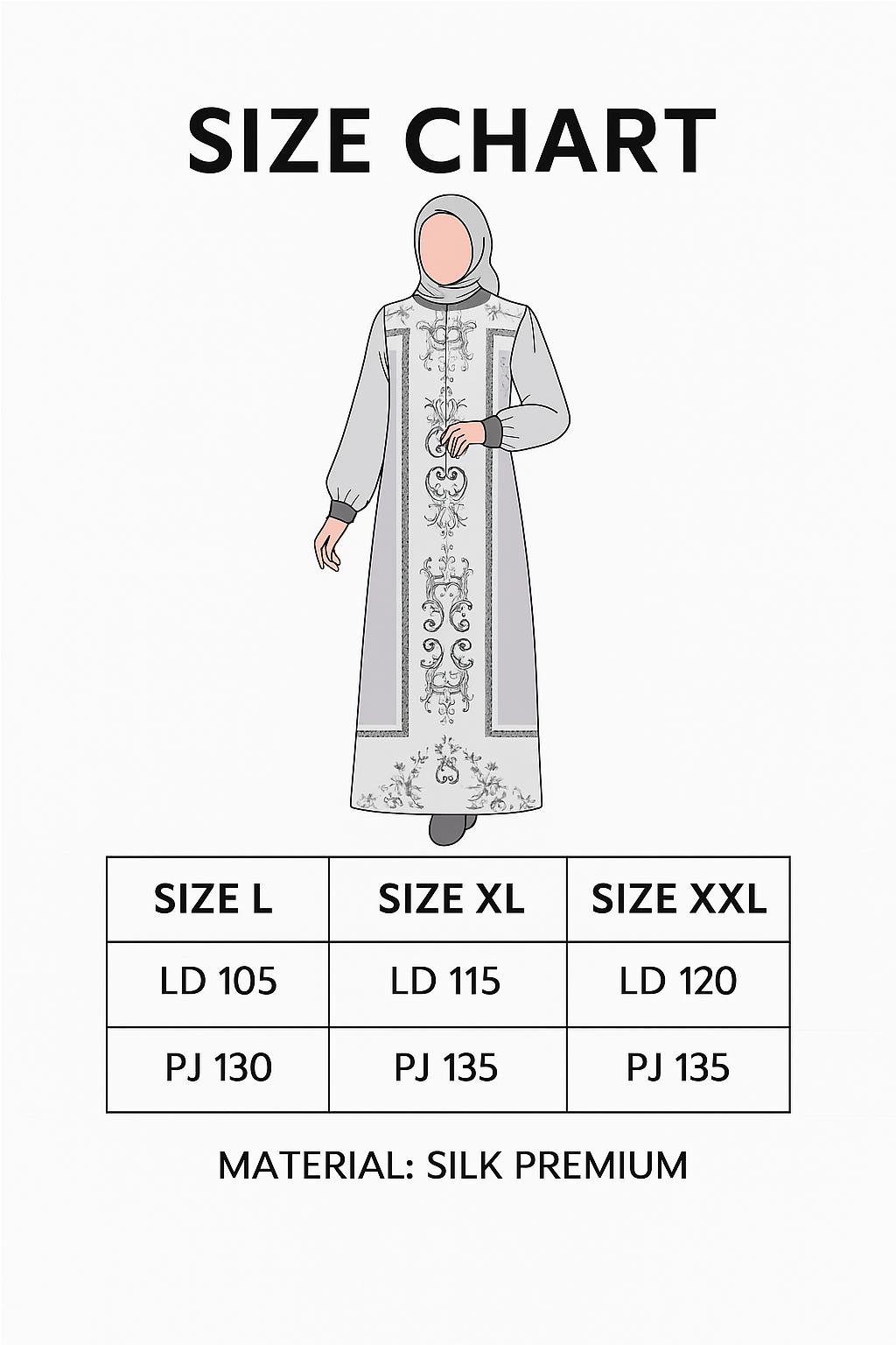 BM - READY STOCK Gamis Tifia Dress Silk Premium Gamis Wanita Simple Mewah Elegant Lebaran 2026 - Dress Wanita BM - READY STOCK Gamis Tifia Dress Silk Premium Gamis Wanita Simple Mewah Elegant Lebaran 2026 - Dress Wanita