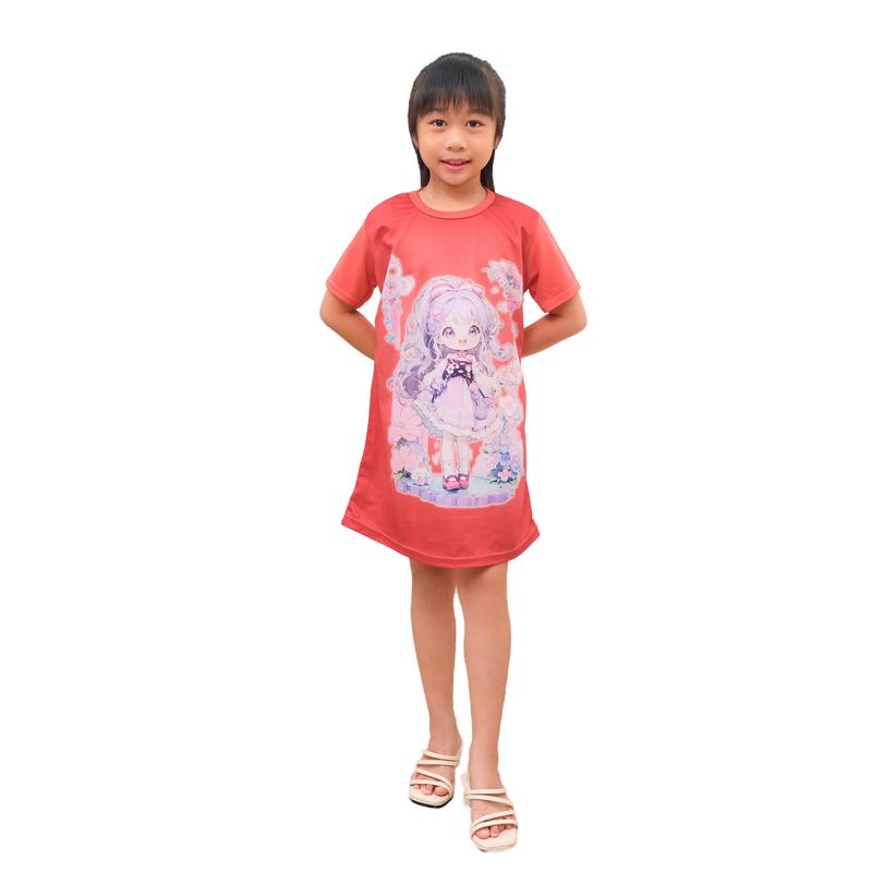 PROMO DASTER ANAK PEREMPUAN USIA 1-9 TAHUN ISI 6 PCS PRINTING FASHION BAJU TIDUR ANAK PROMO PAKET 2 6