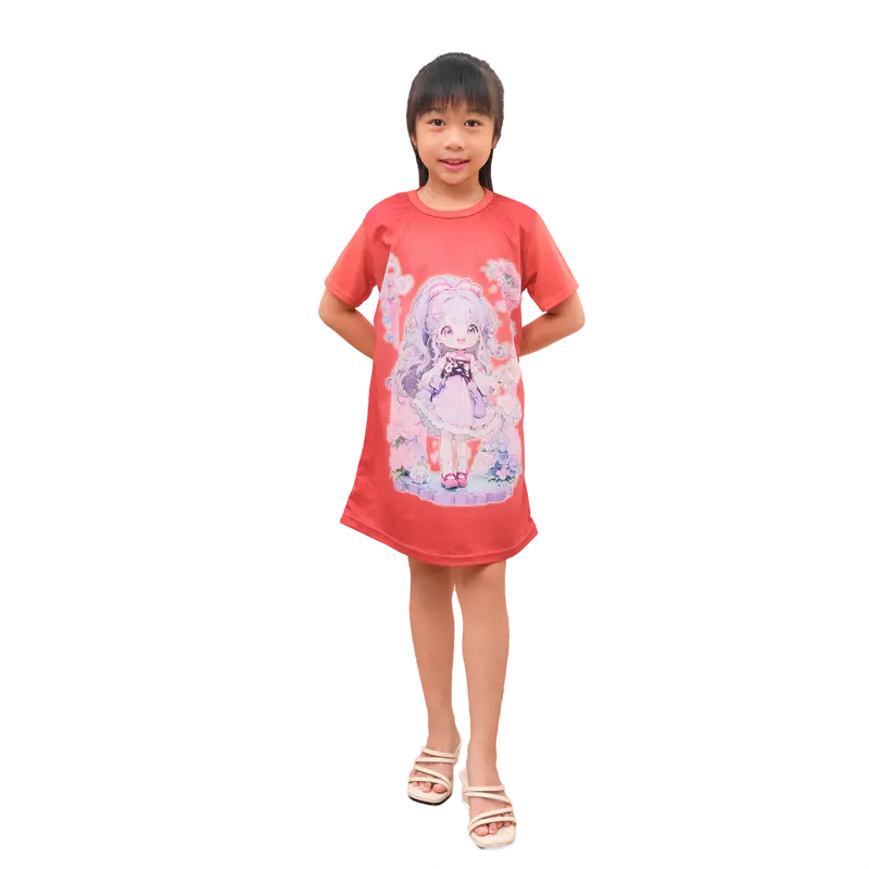 PROMO DASTER ANAK PEREMPUAN USIA 1-9 TAHUN ISI 6 PCS PRINTING FASHION BAJU TIDUR ANAK PROMO PAKET 2 6