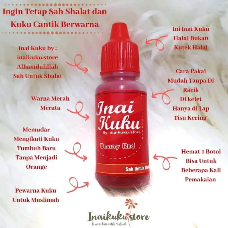 INAI KUKU MUSLIMAH HALAL SAH BUAT SHOLAT KEMASAN 15ML 1