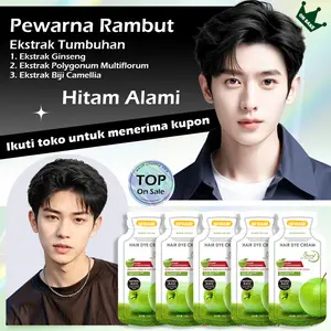 BFHAIR Hair Coloring Alami Pewarna Rambut 200ML - Herbal Perawatan Rambut Pewarnaan Rambut Kondisioner 3 in 1, Penghilang Uban Tanpa Ammonia Warna Alami Sehat Mudah Digunakan dengan Tidak Iritasi Hemat Waktu