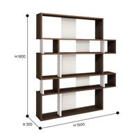 Gambar Mobelio - Rak Buku Pembatas Ruangan Bookshelf Elegan Modern dan Minimalis dari Mobelio Kab. Bogor 2 Tokopedia