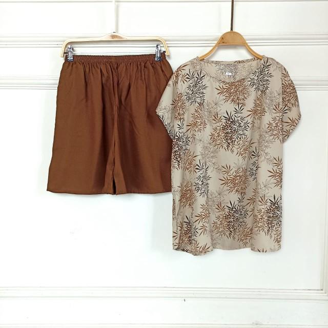 Product Introduction of ONE SET GEMOY/SET CELANA PENDEK/SET RAYON/BAJU RUMAHAN Setelan 2