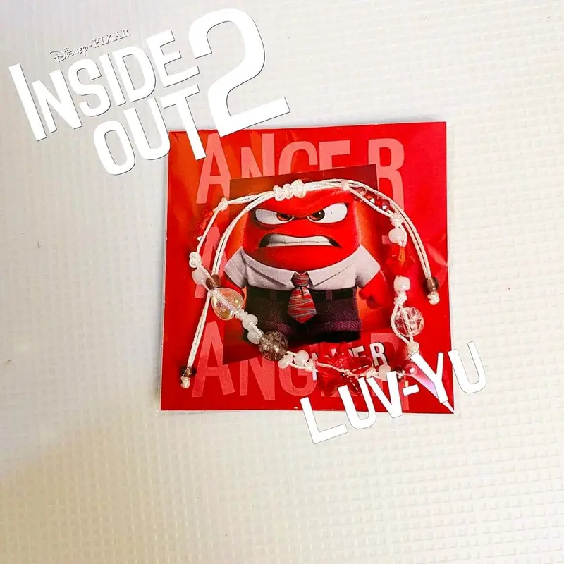 Inside Out 2 Bracelet | Gelang tali serut Inside Out 2 | Gelang couple 2