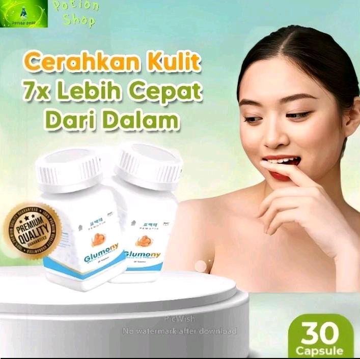 GLUMONY | KAPSUL WHITENING | PEMUTIH BADAN | PEMUTIH WAJAH PROMO 50% 1