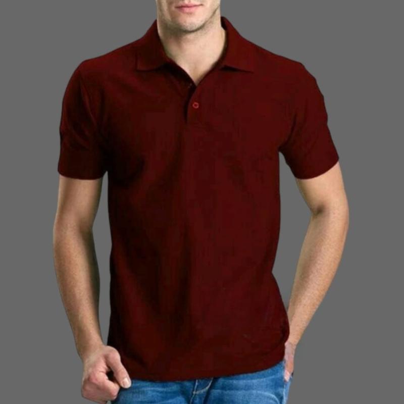 Product Introduction of Kaos Kerah Polos / Kaos Kerah Polos Seragam / Kaos Kerah Polo Shirt Unisex Formal / Kaos Kerah Lengan Pendek Abu Abu Casual 17